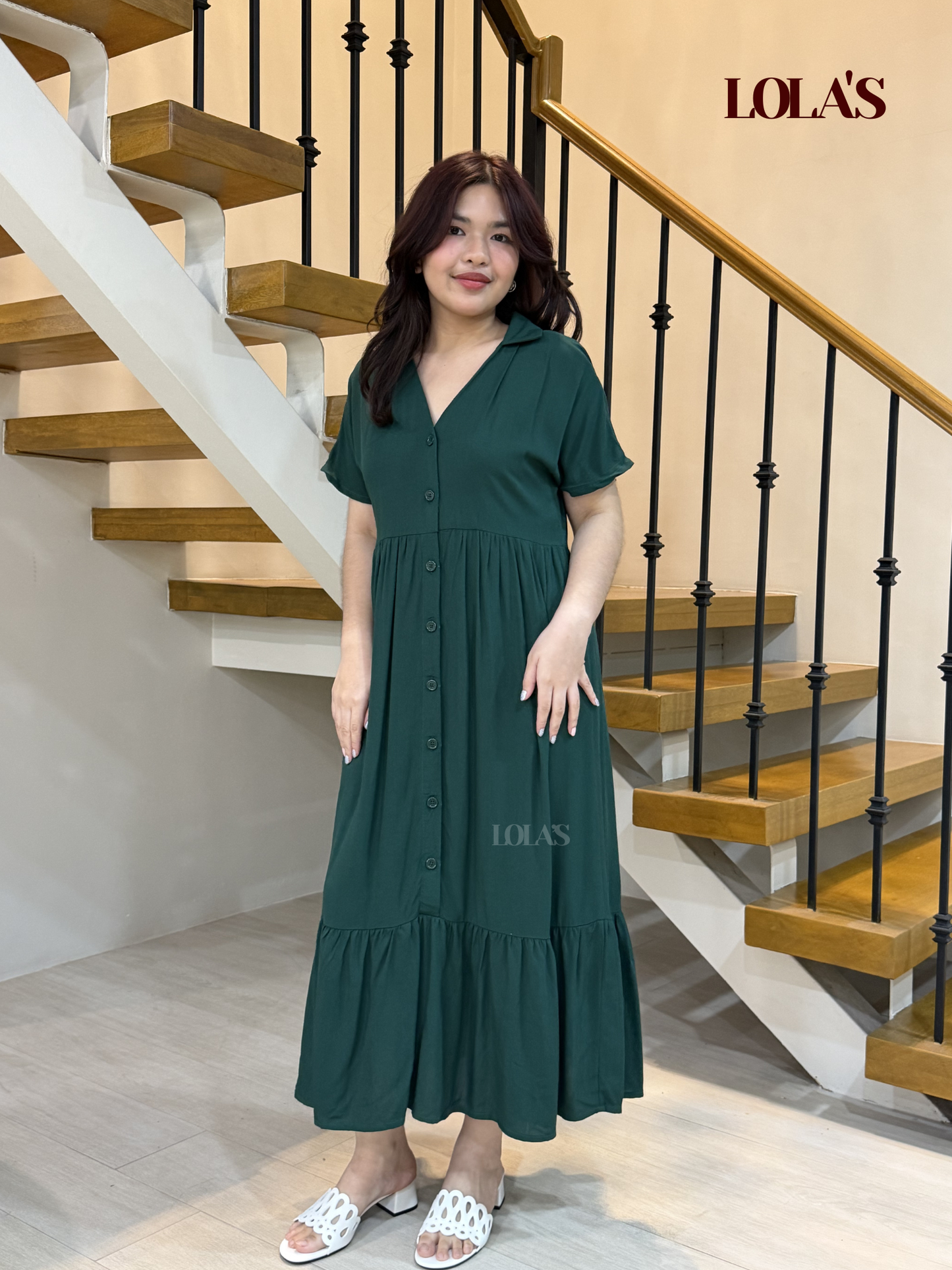 Regine Dress (Emerald)