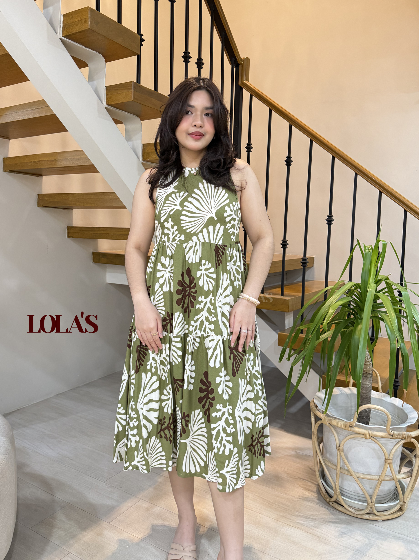 Miles Dress (Green Reef)