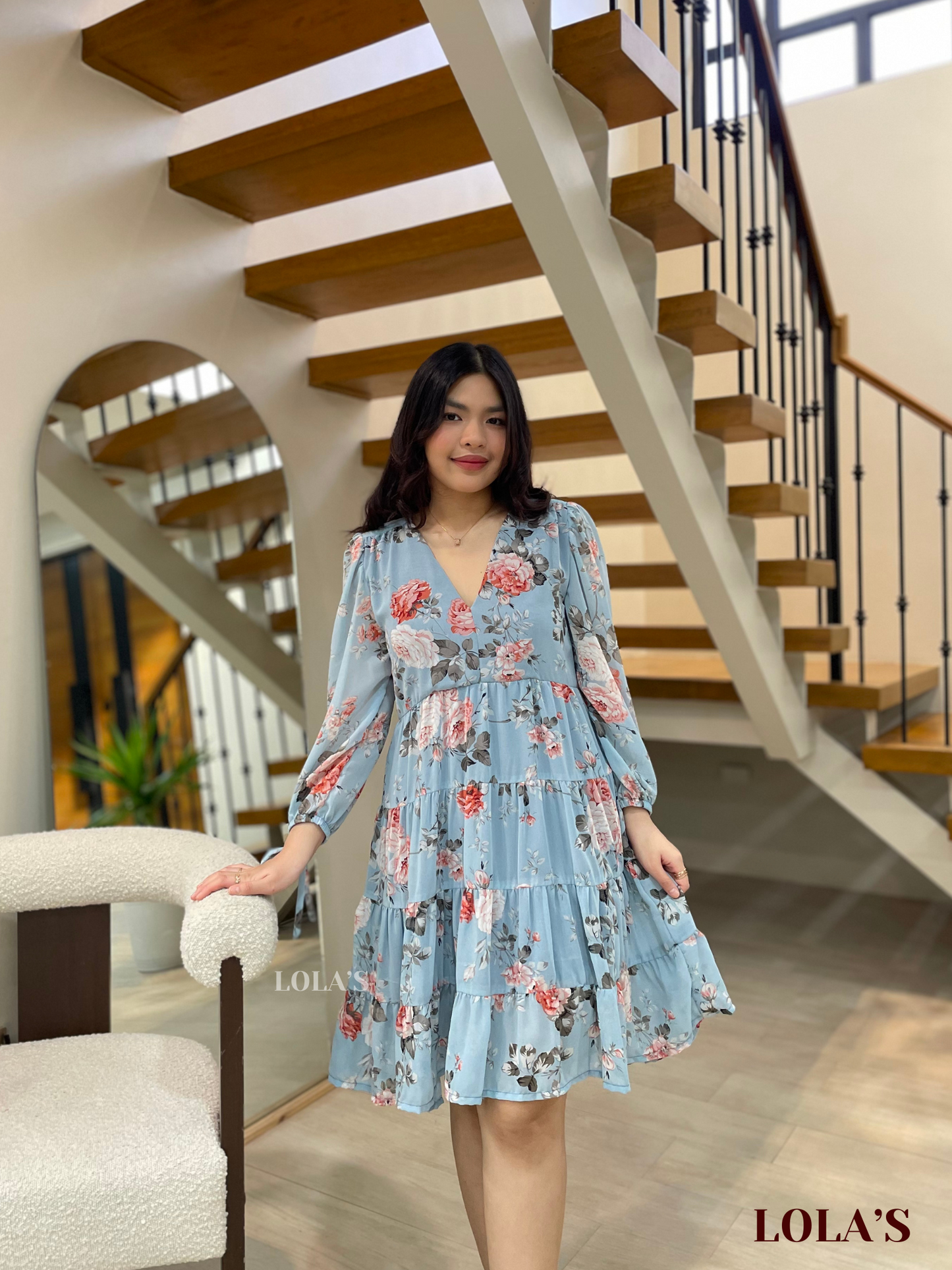 Diana Dress (Cool Garden)