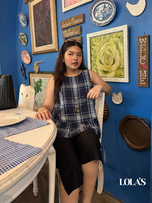 Wena Top (Midnight Plaid)