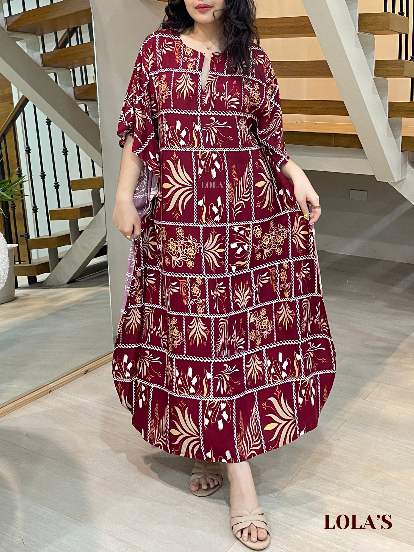 Donya Dress (Tulips And Ferns)