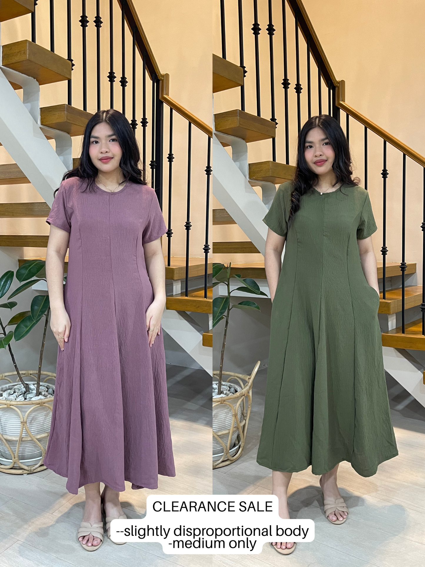 Kathleen Dress Clearance Sale (Army Green)