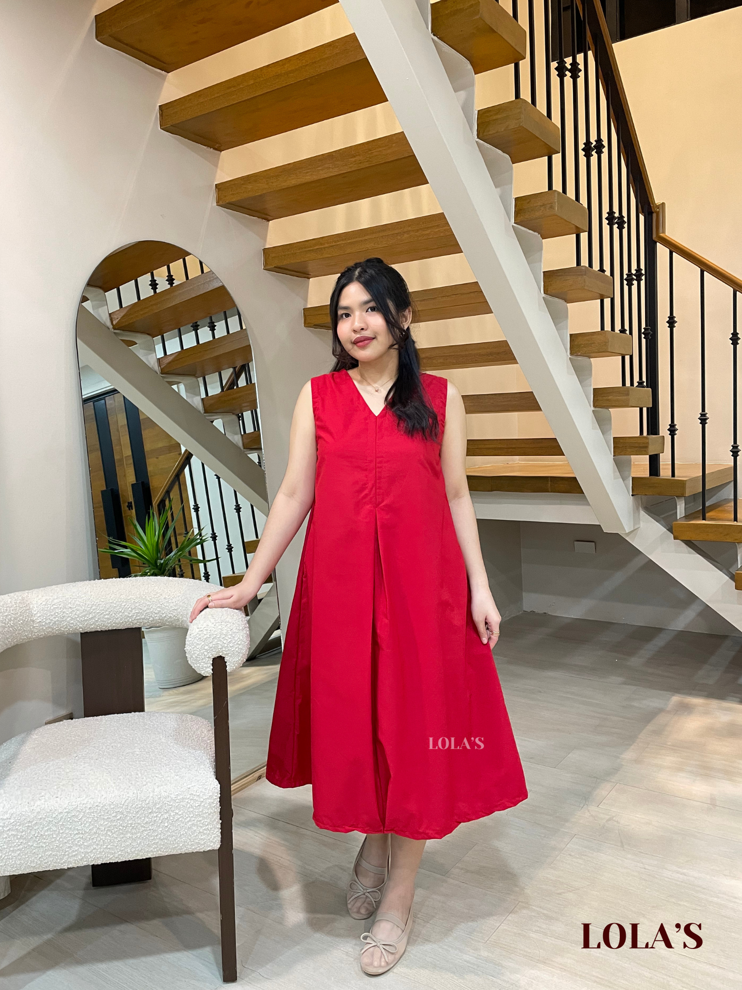 Gaile Dress (Red)