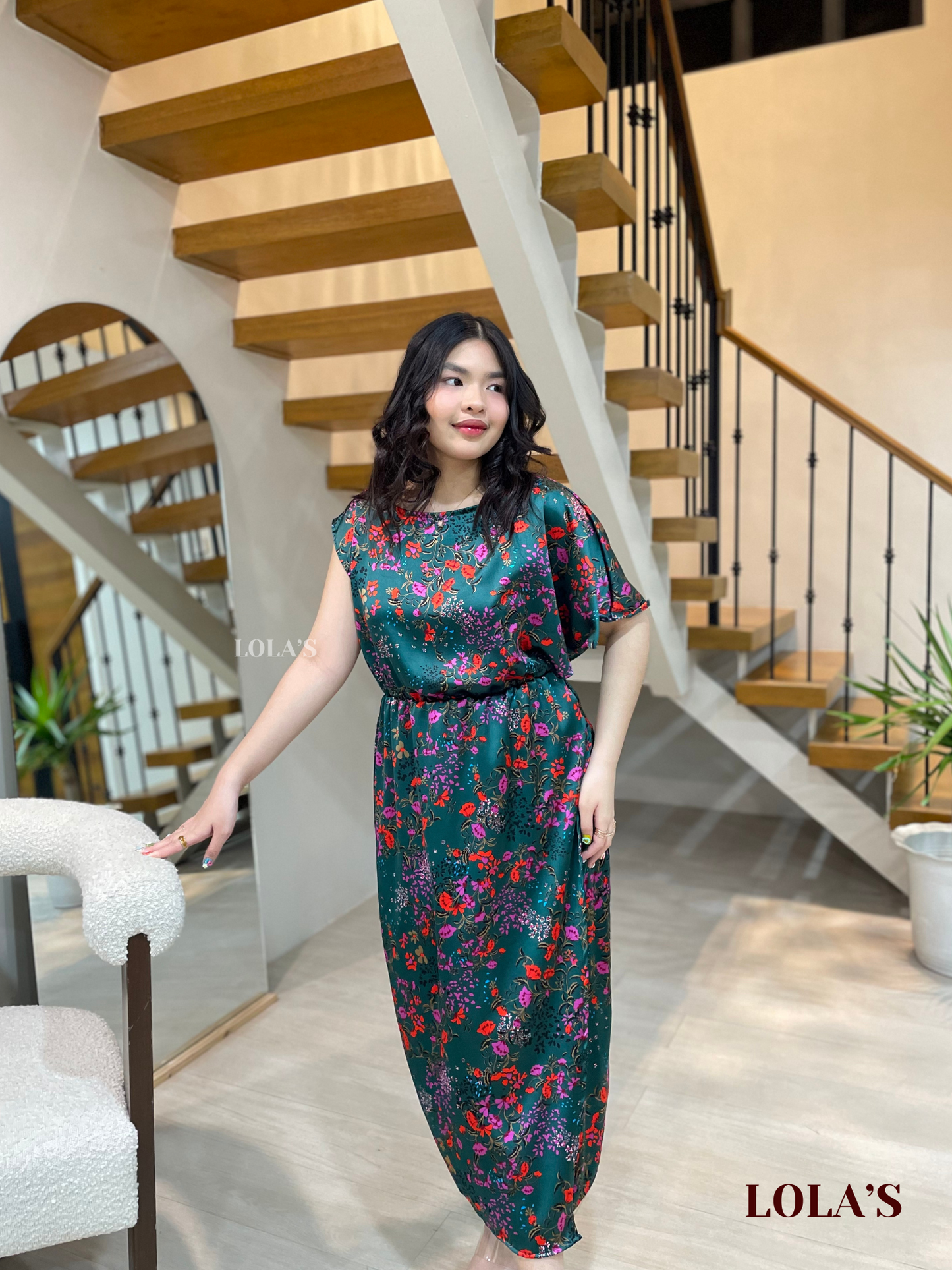 Ollie Dress (Emerald Fleur)