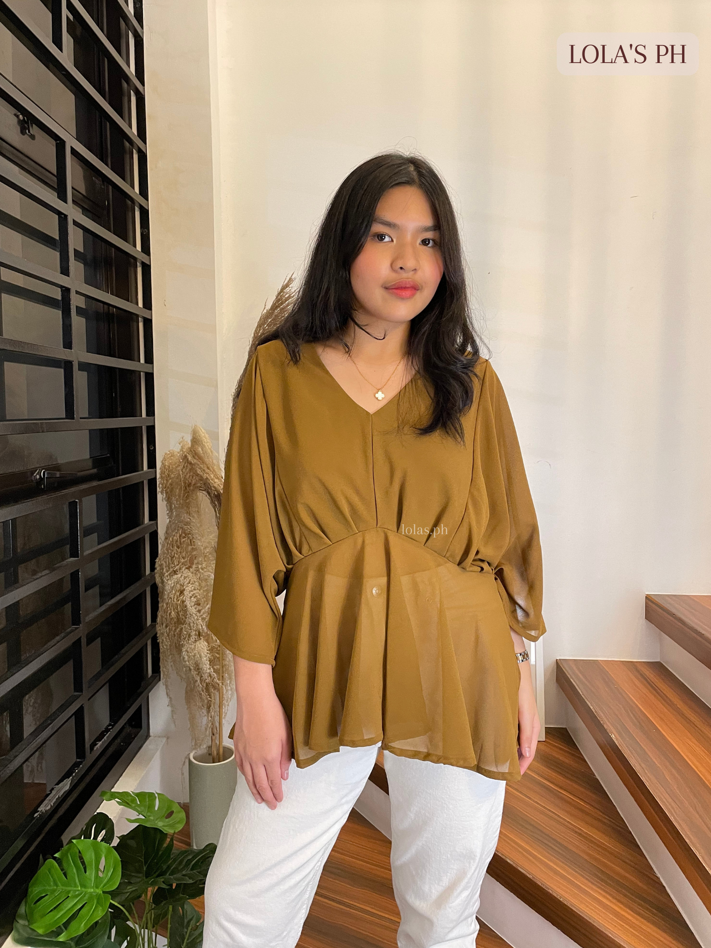 Melissa Blouse (Brown)
