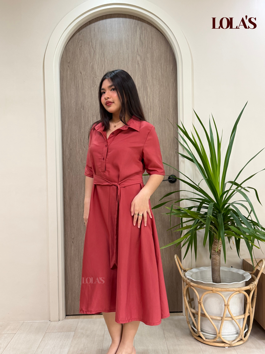 Bianca Dress (Raspberry)