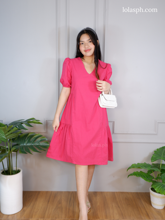 Samantha Dress (Magenta)