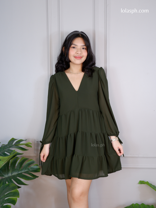 Monina Dress (Army Green)