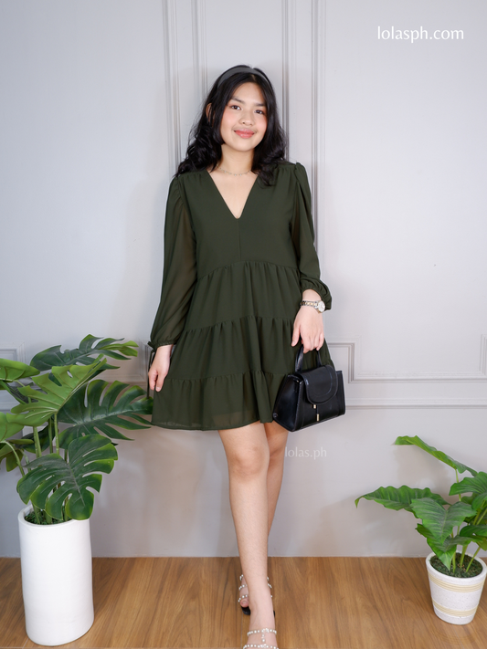 Monina Dress (Army Green)