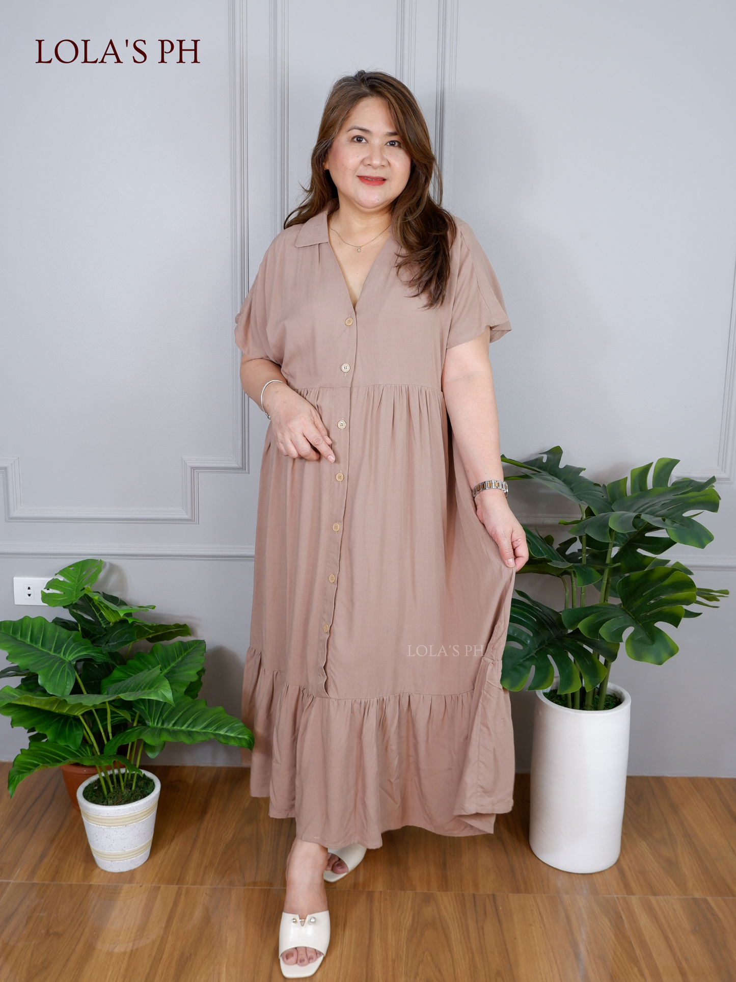 Regine Dress (Nude)