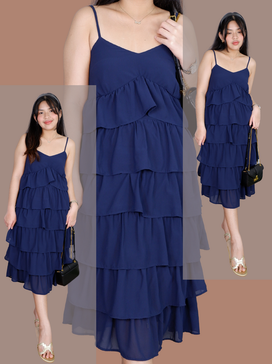 Mhyrr Dress (Navy Blue)
