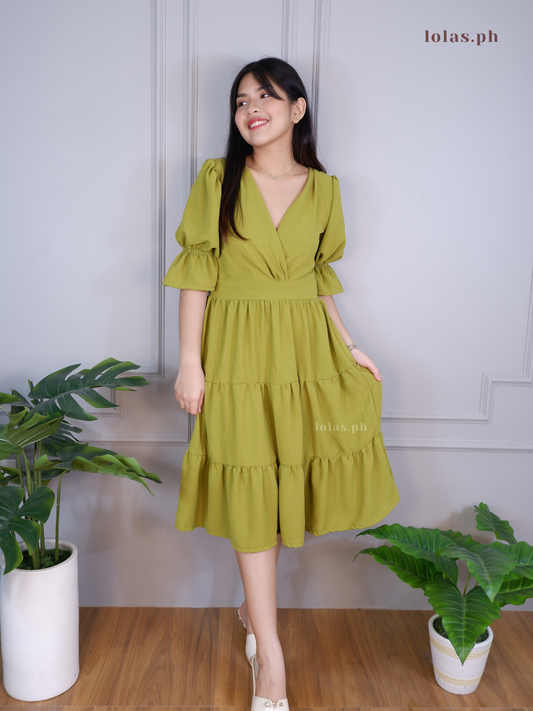 Katarina Dress (Lime)