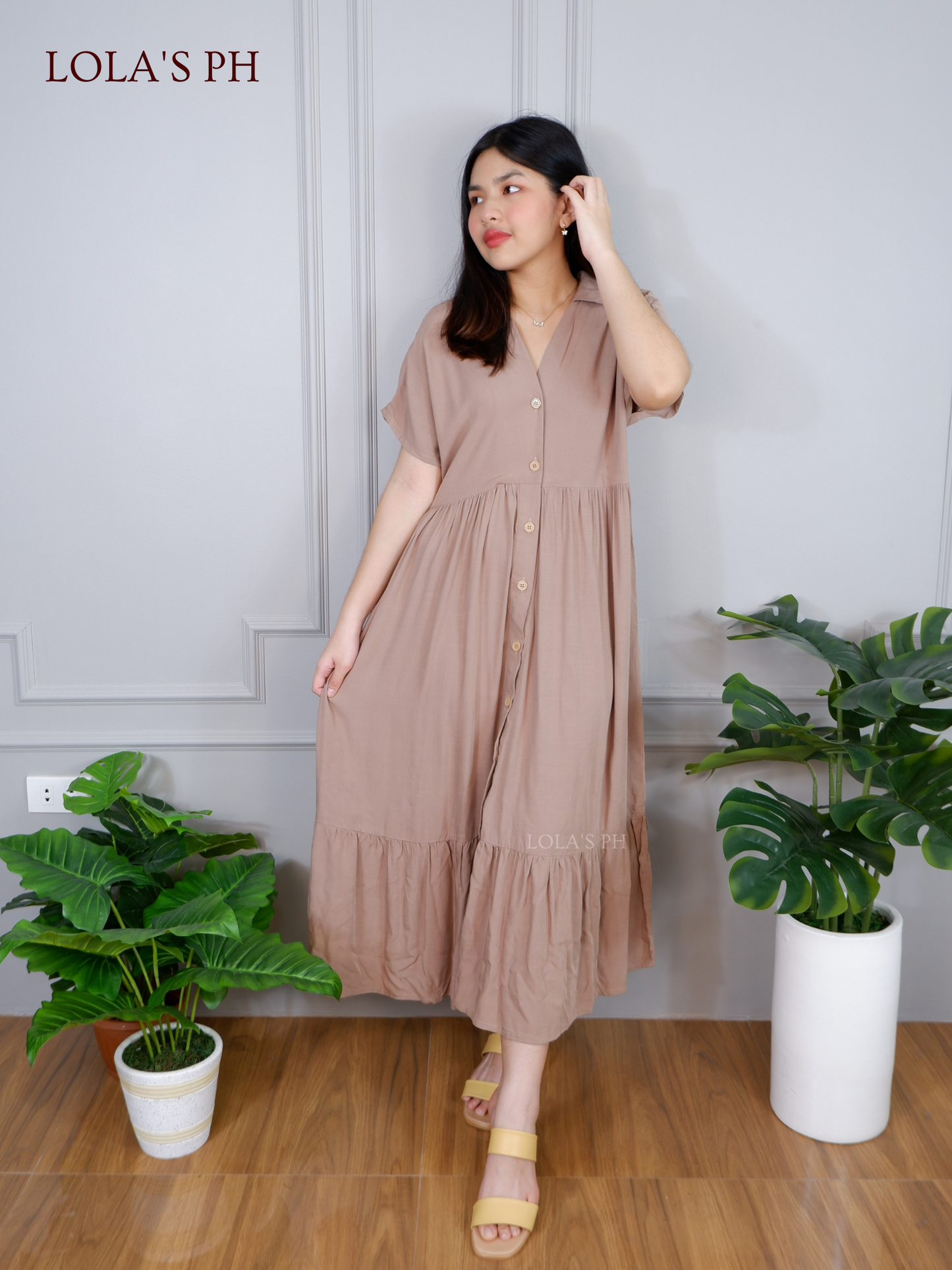 Regine Dress (Nude)