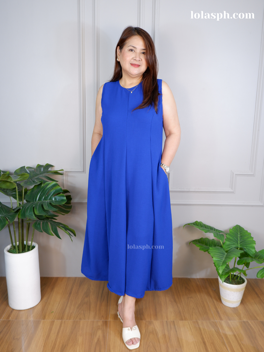 Isabelle Dress (Royal Blue)