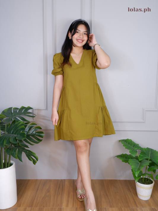 Jaegen Dress (Olive Green)