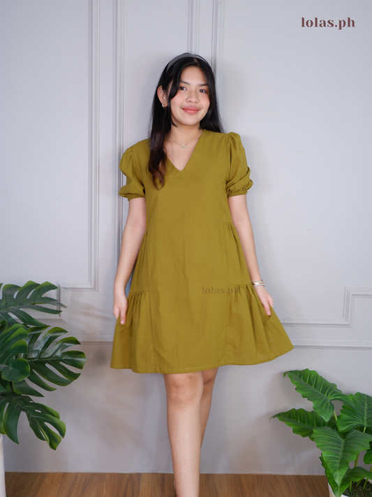 Jaegen Dress (Olive Green)