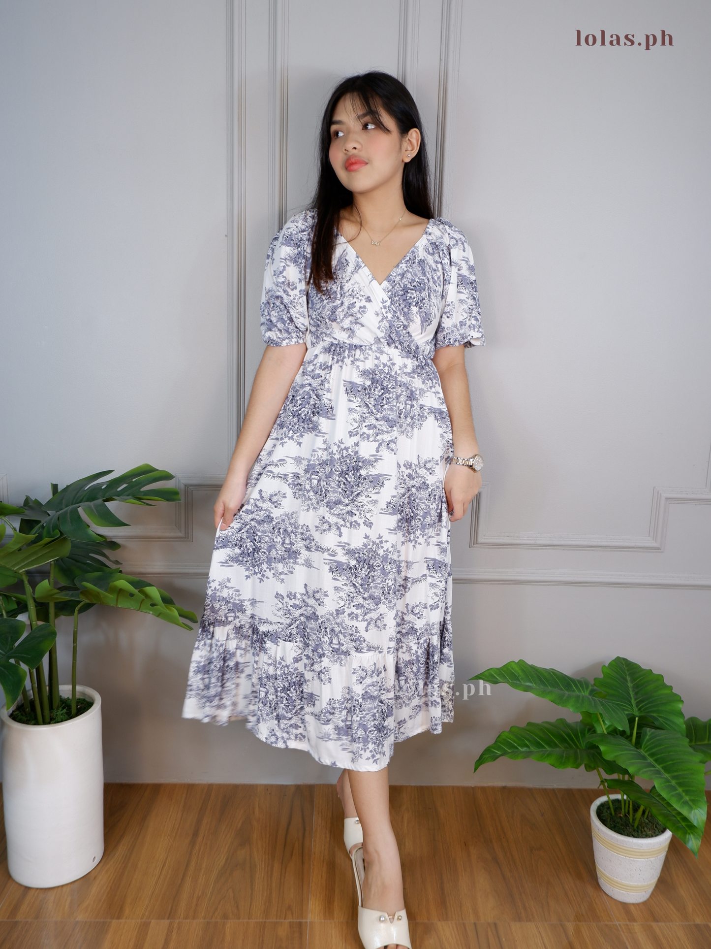Tara Dress (Light Gray Toile)