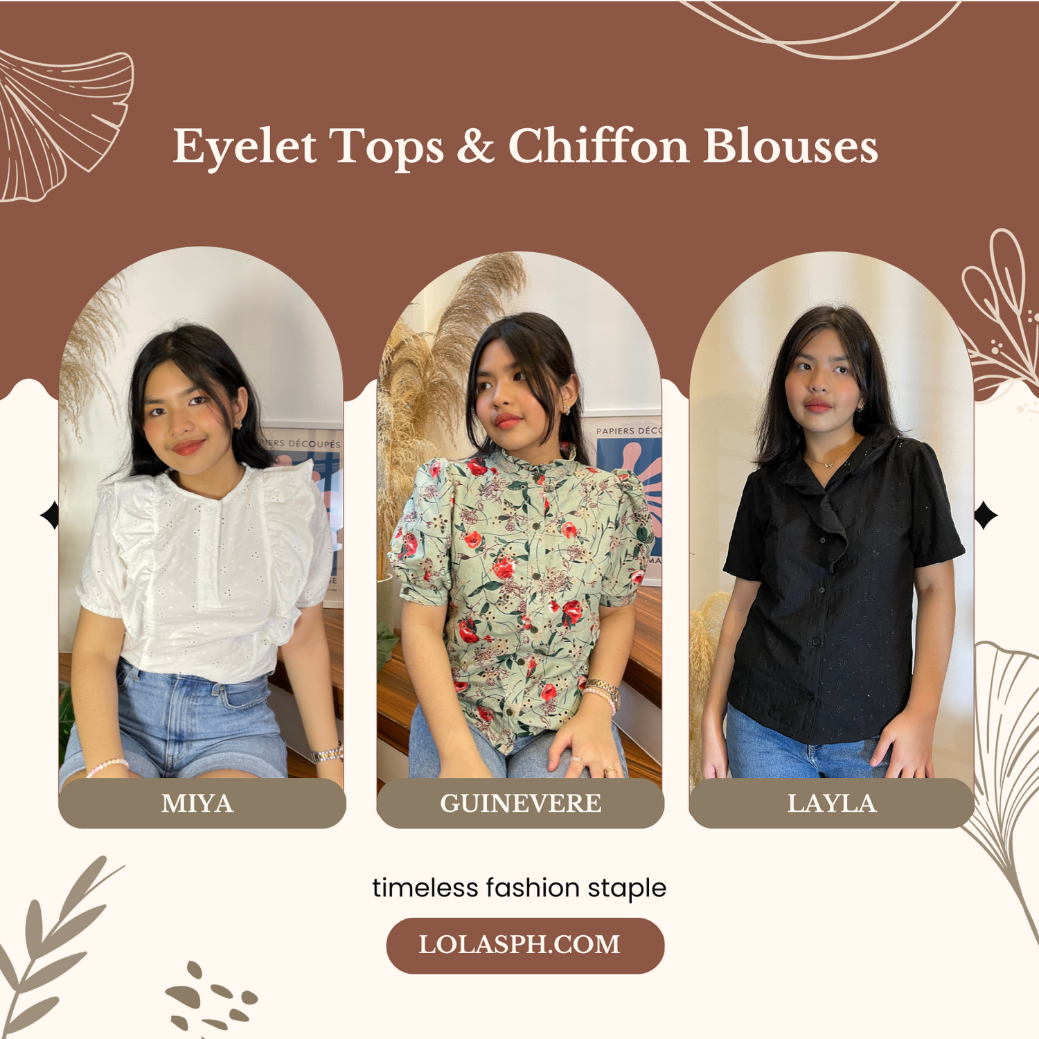 Eyelet Tops