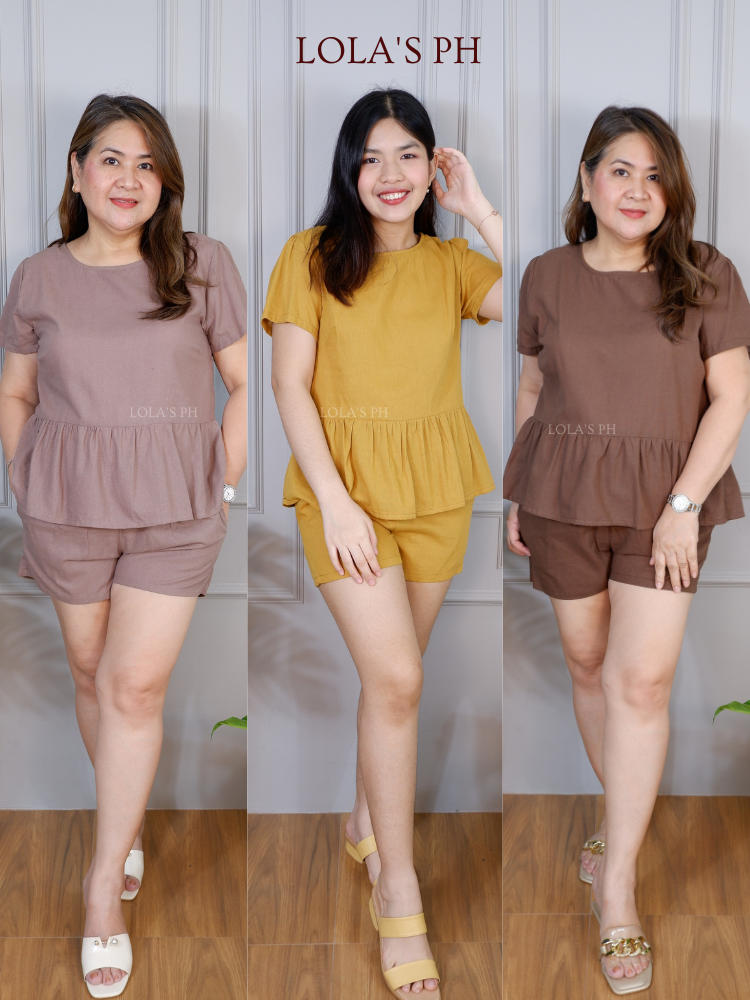 Casual Coords (Sleeved Top and Shorts)