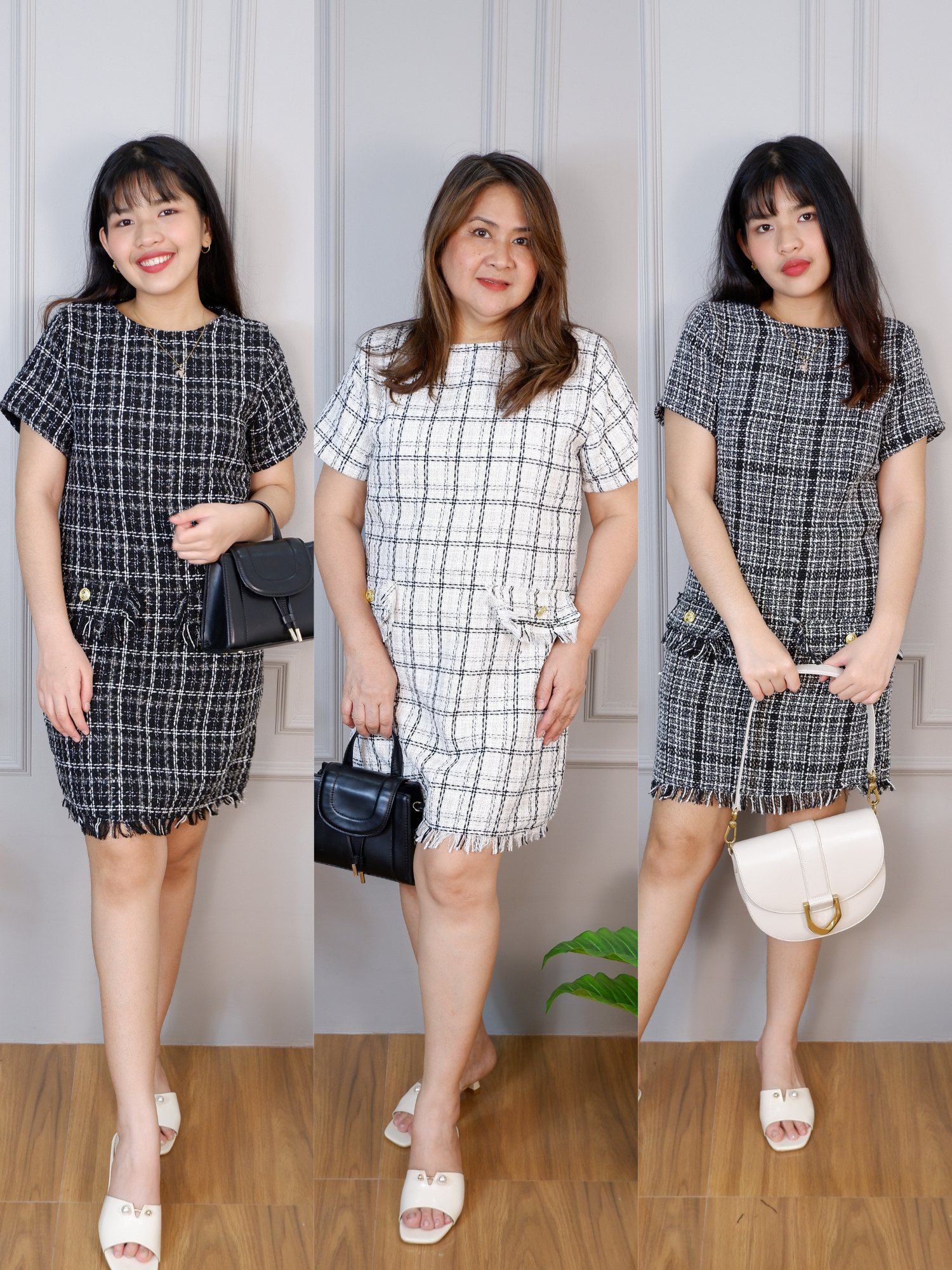 Jeryl Tweed Dress