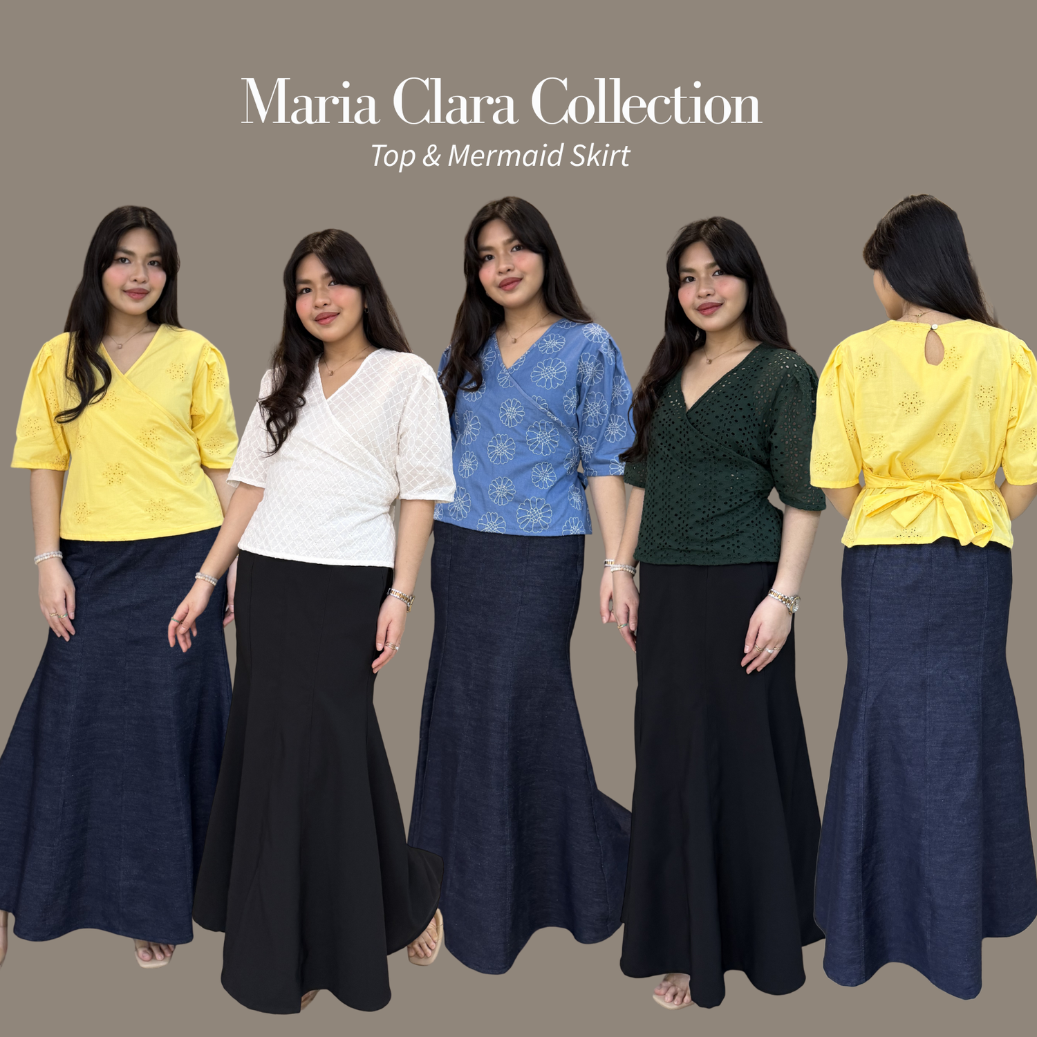 Maria Clara Collection (Top & Skirt)