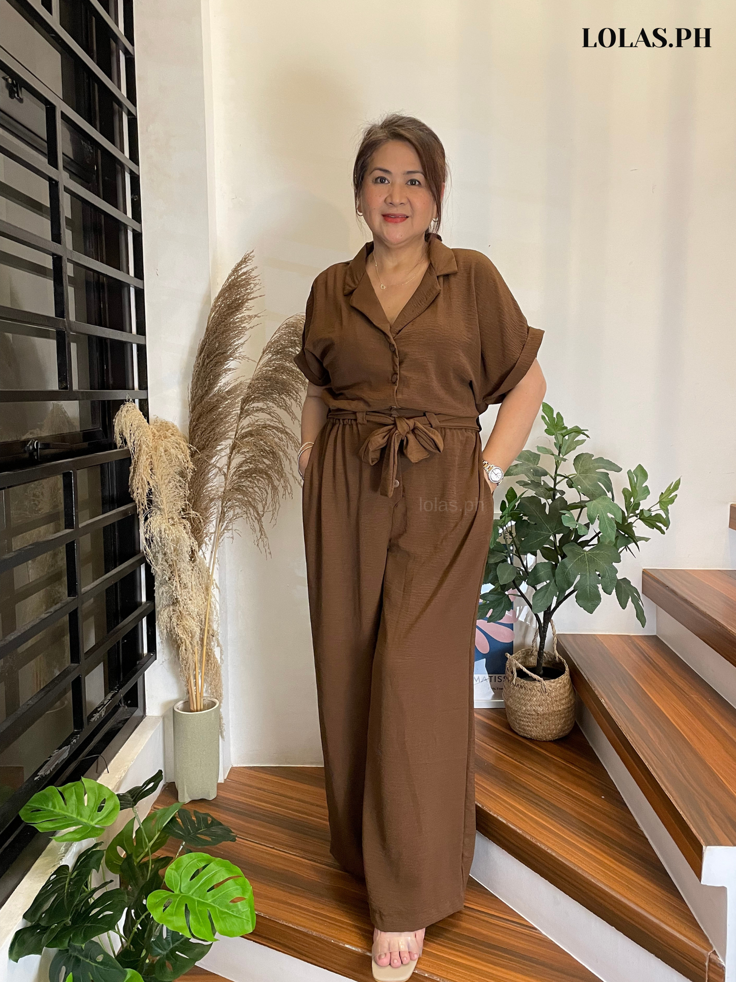 Rianne Jumpsuit (Cedar Brown)