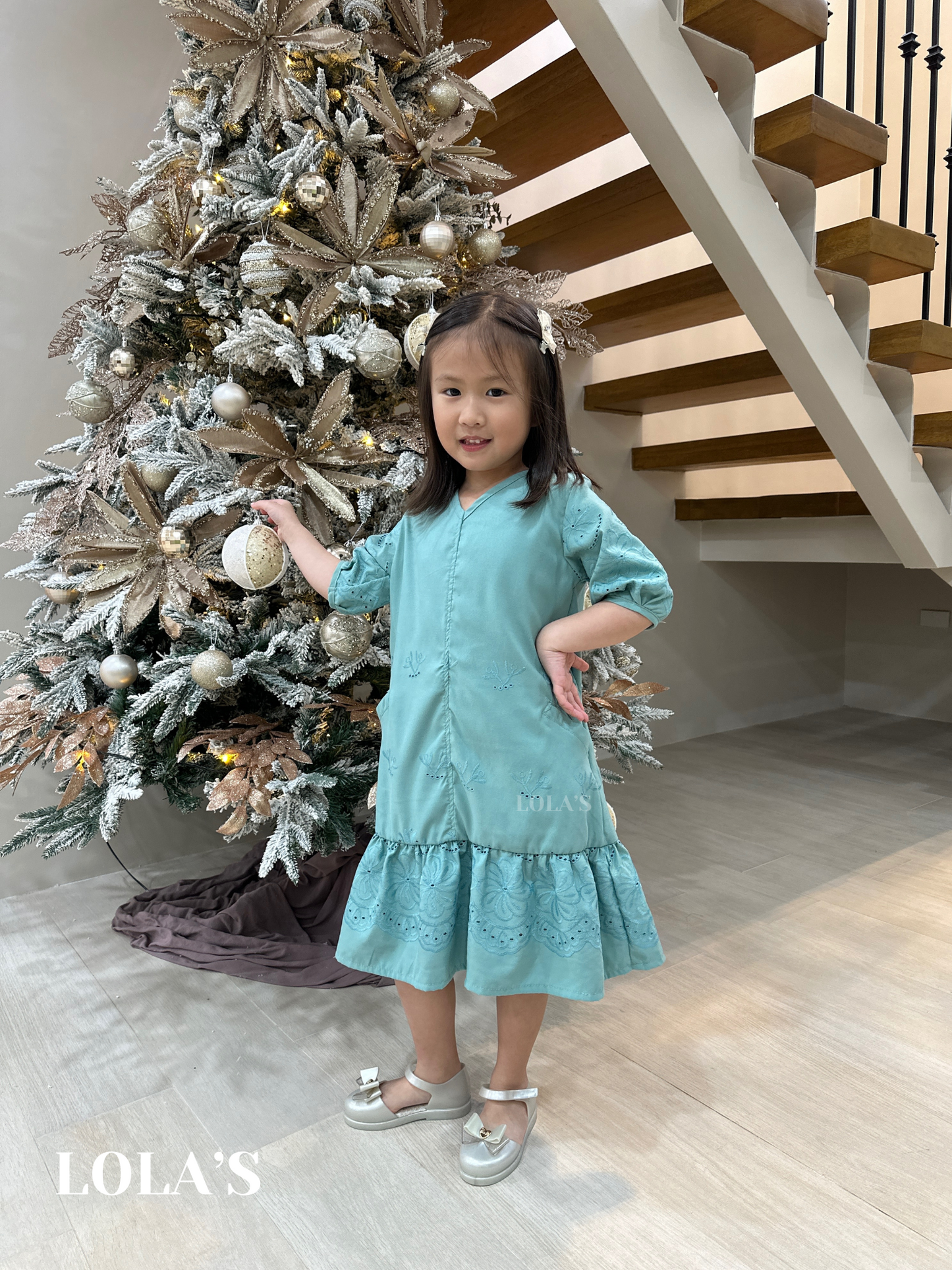 Priscilla Dress Kids (Mint)