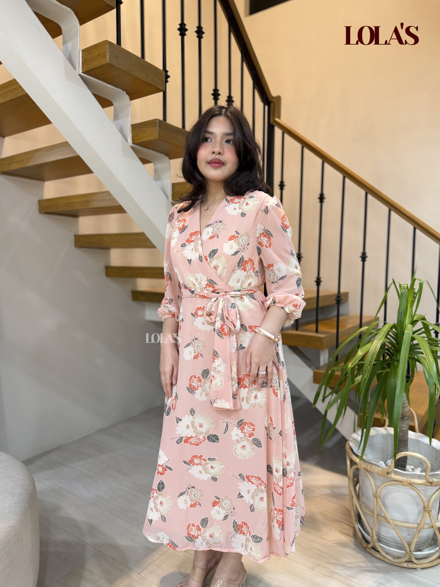 Paula Dress (Sweet Peach)