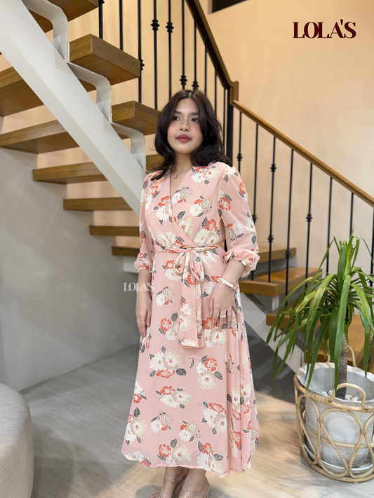 Paula Dress (Sweet Peach)