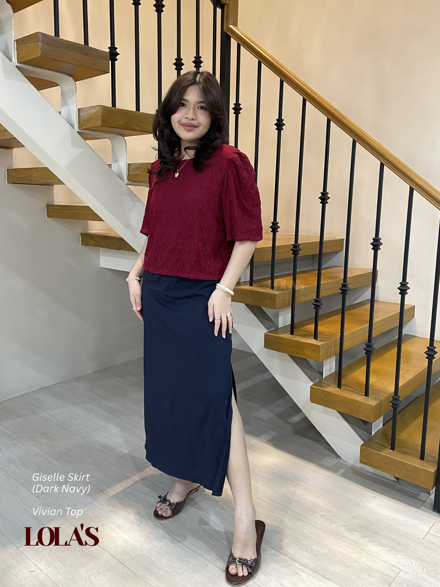 Giselle Skirt (Dark Navy)