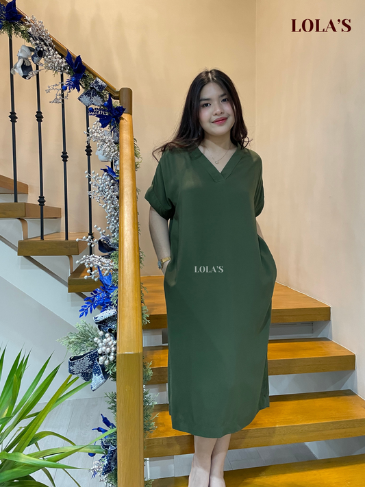 Coco Dress (Army Green)