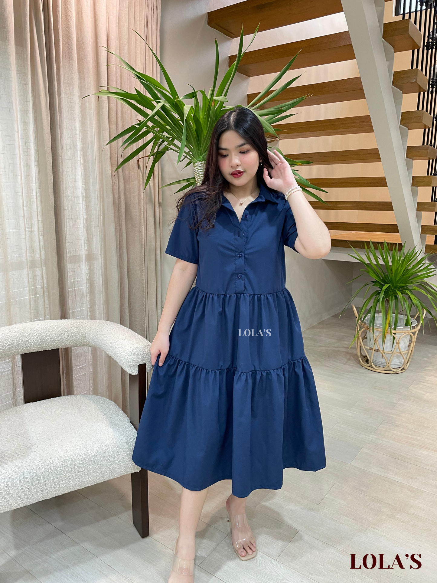 Emily Dress (Blue)