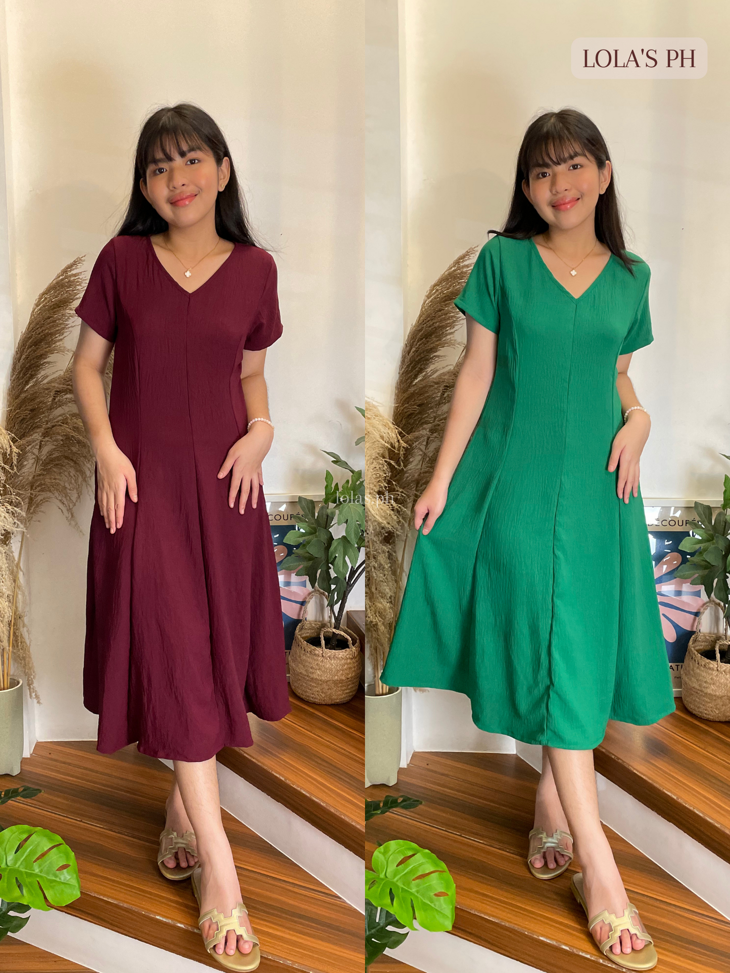 Reema Dress (Green)