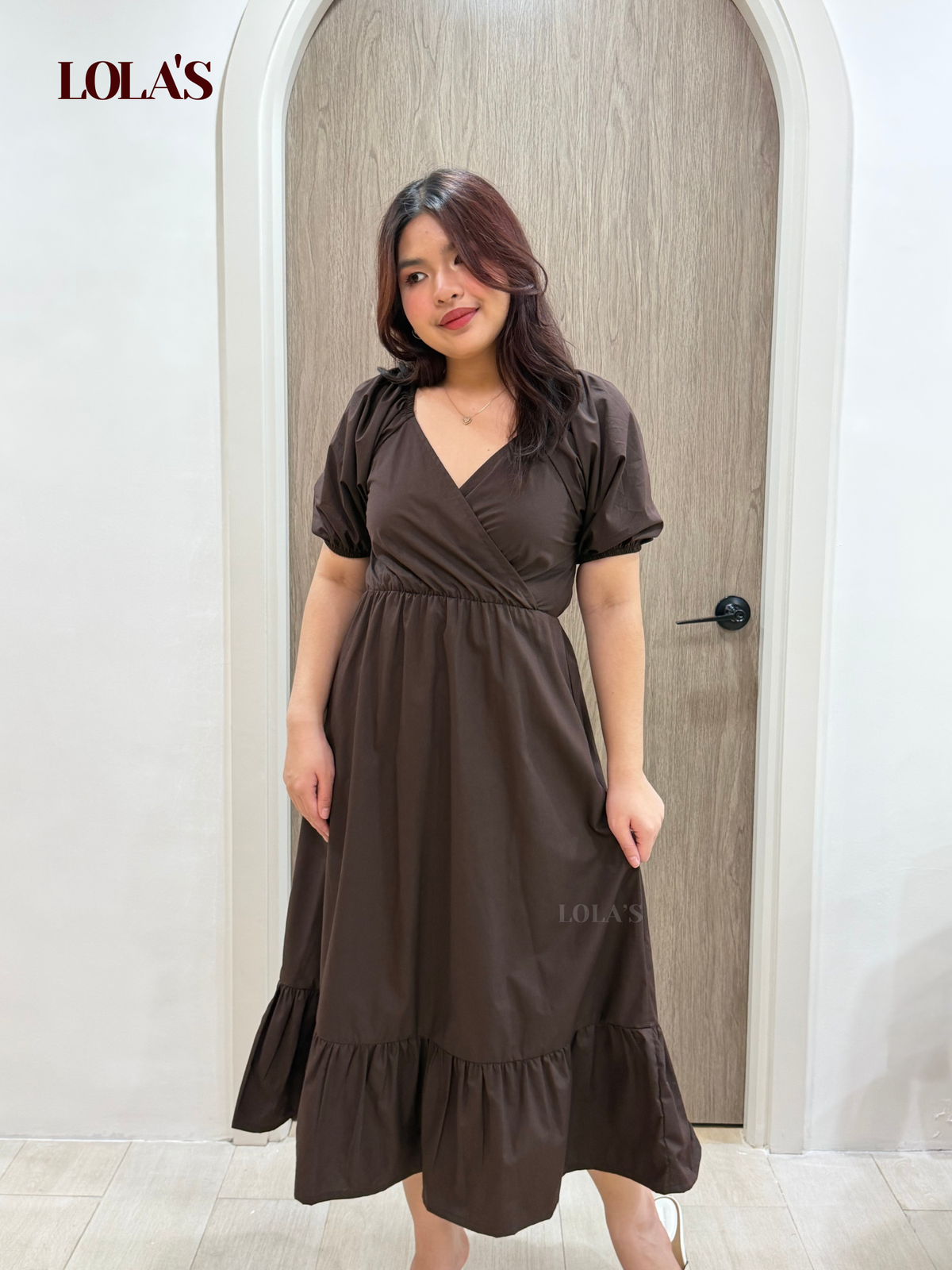 Tara Dress (Chocolate)