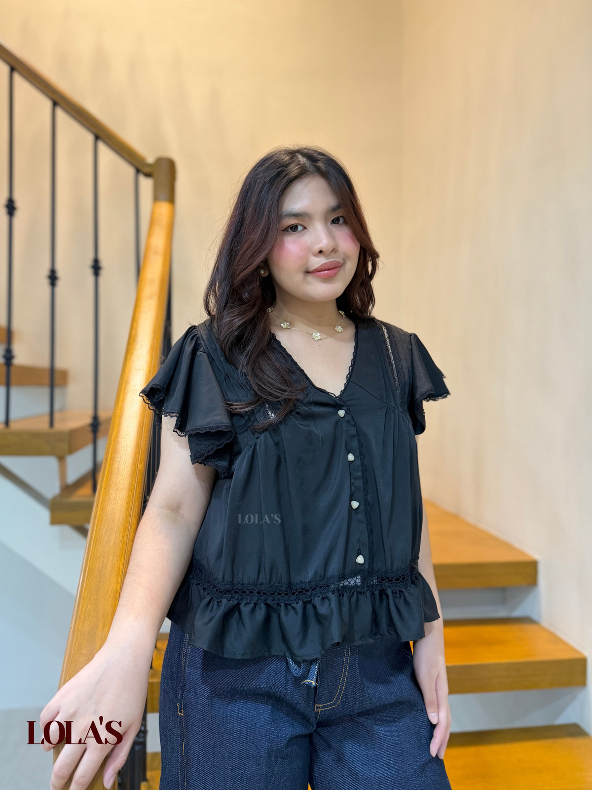 Arianna Blouse (Black)