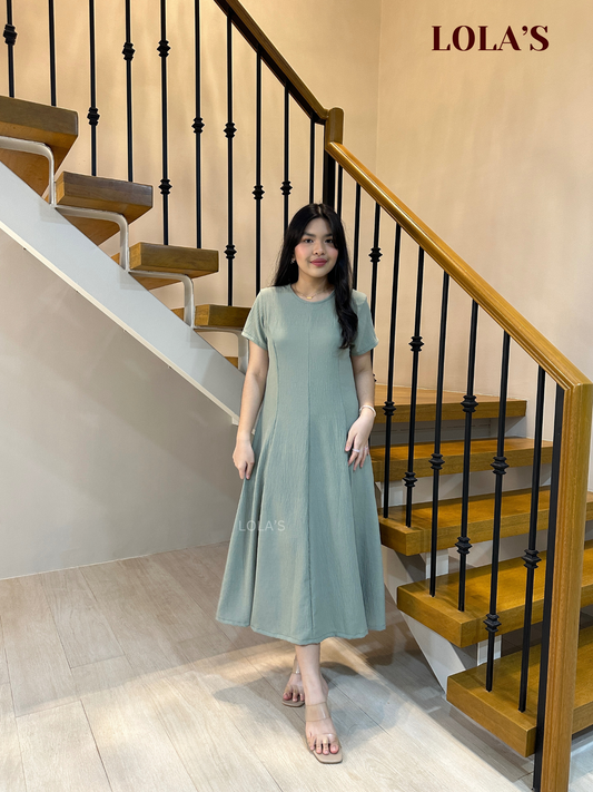 Kathleen Dress (Sage Green)