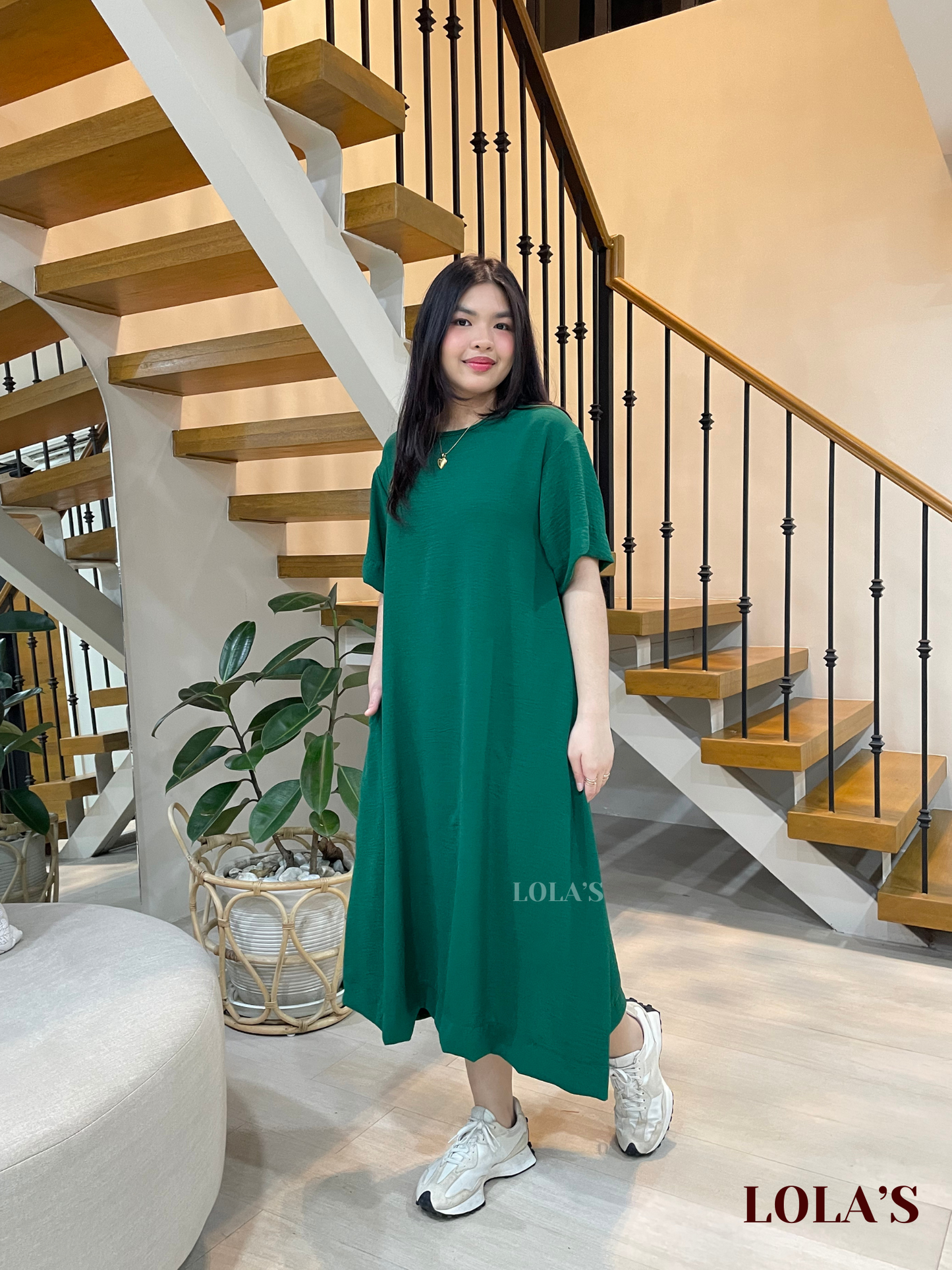 Luna Dress (Emerald)