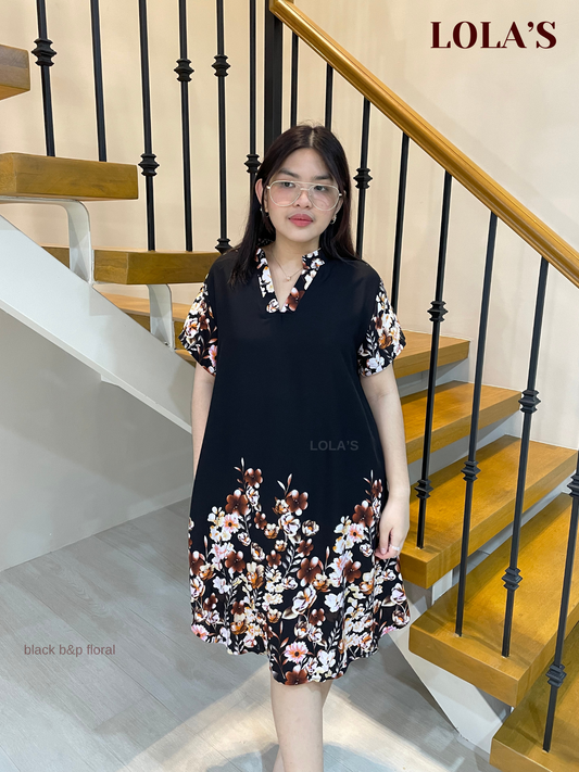 Corazon Dress (Black BP Floral)