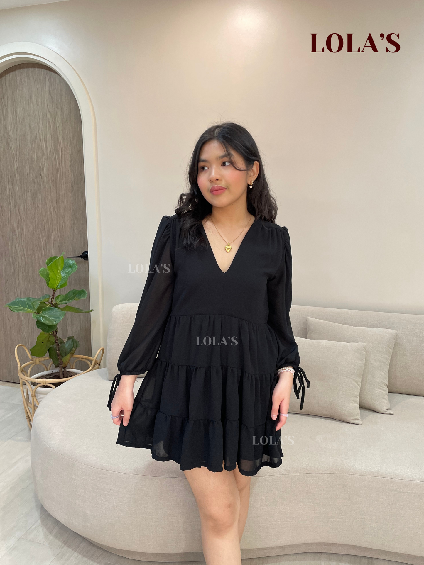 Monina Dress (Black)