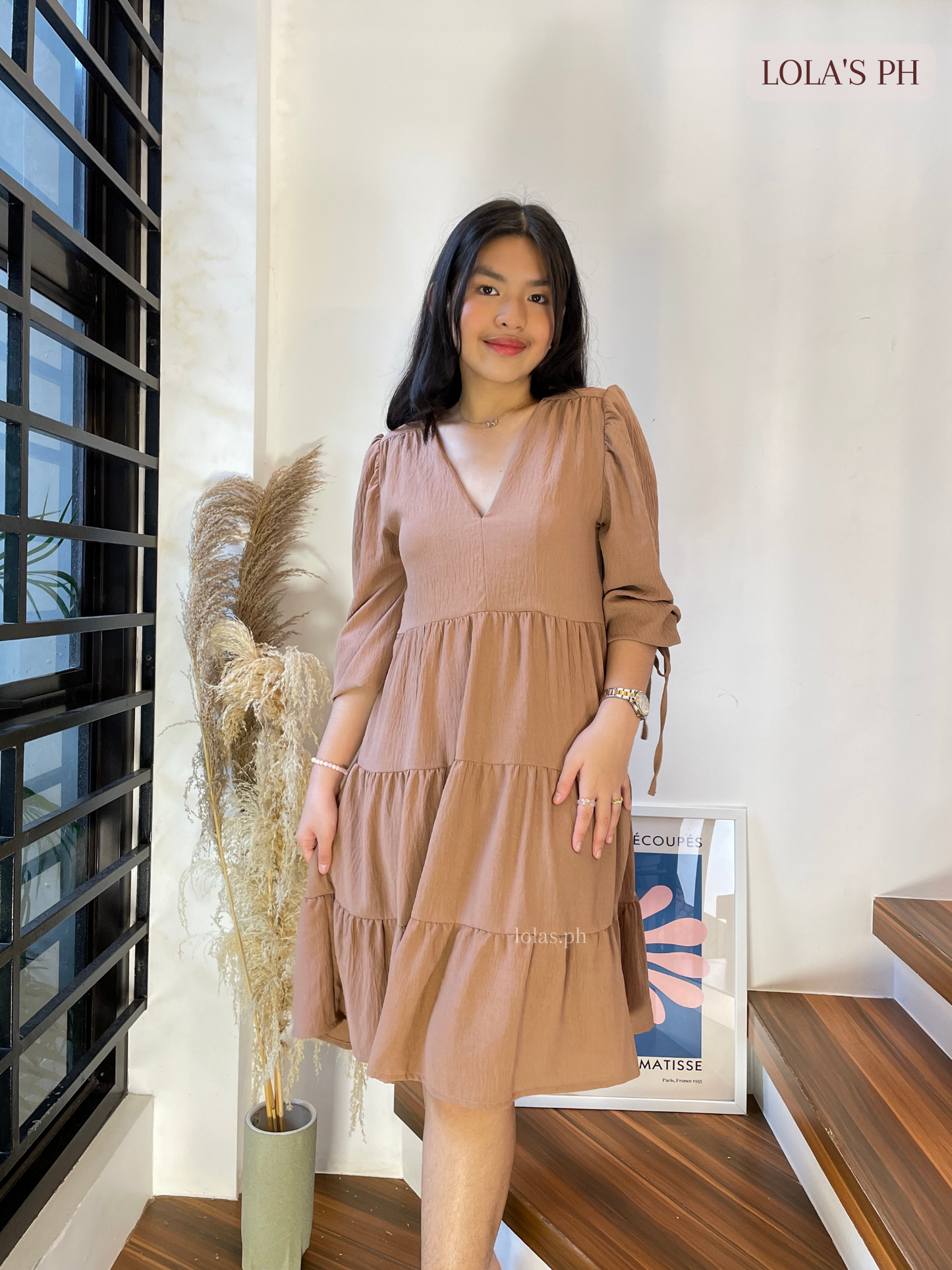 Claudia Dress (Latte)