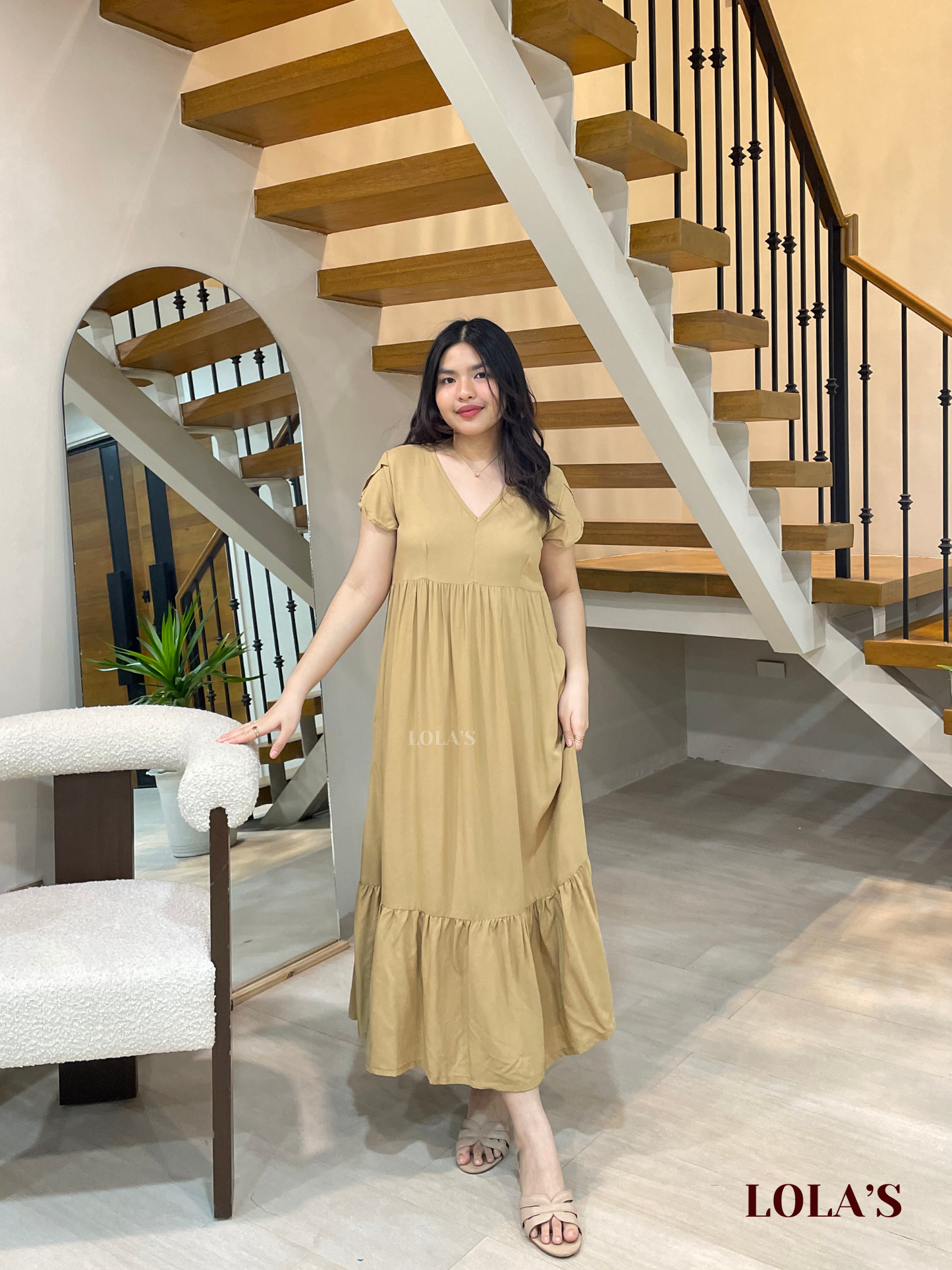 Jane Dress (Khaki)