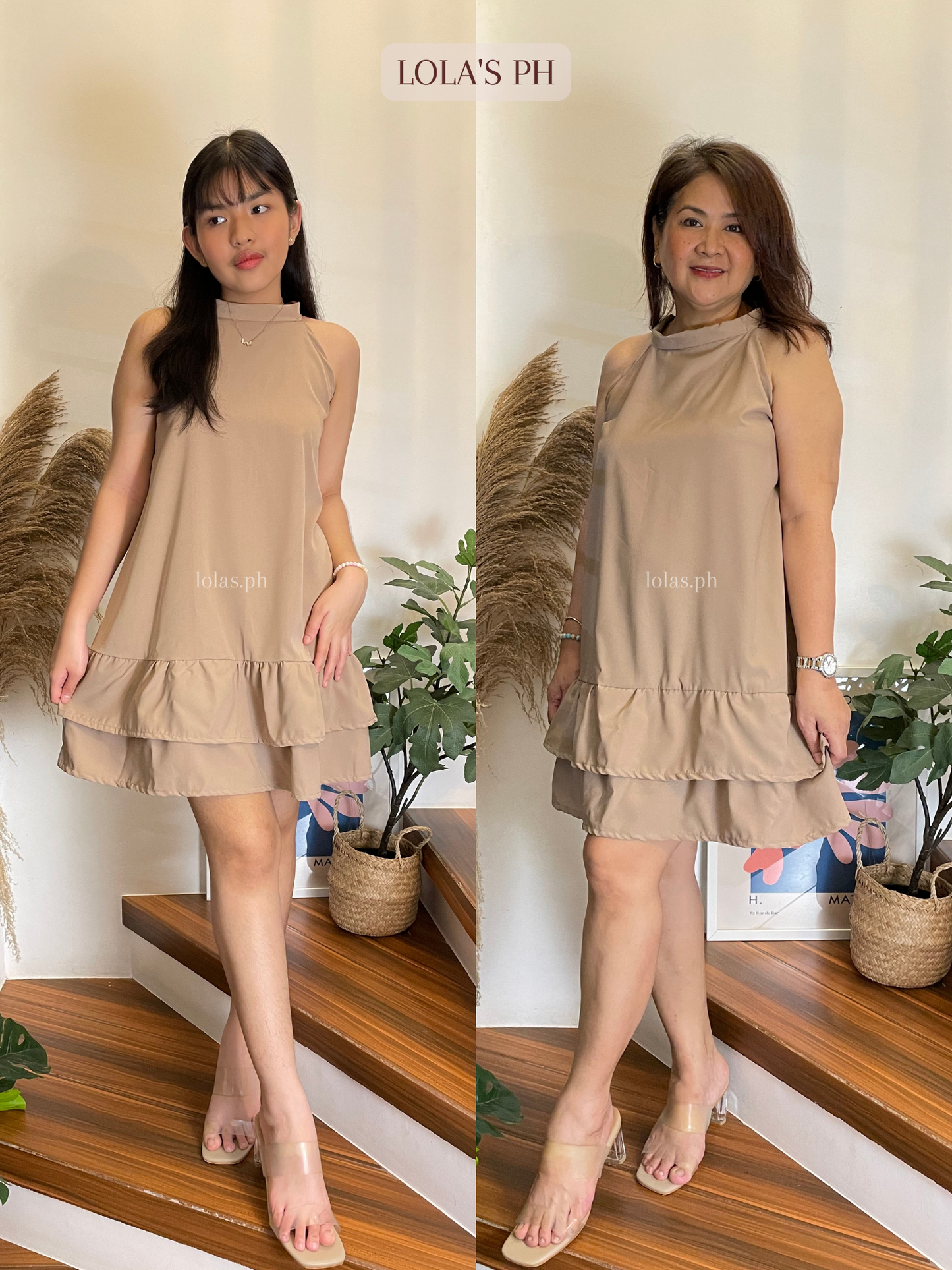 Glenda Dress (Nude)