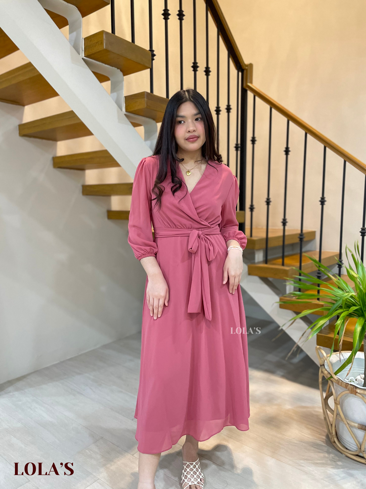 Paula Dress (Mauve)