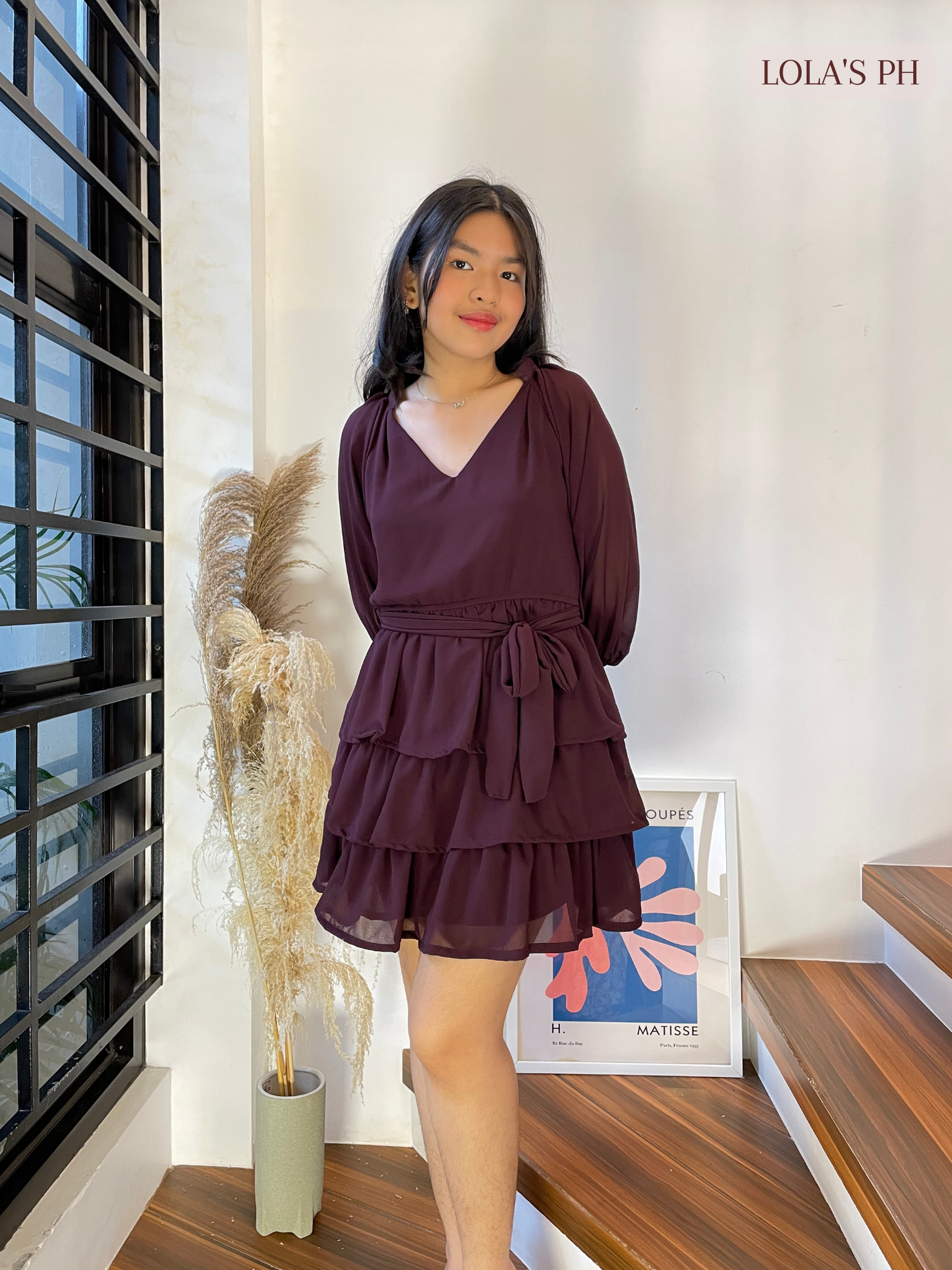 Mathilda Dress (Raisin)