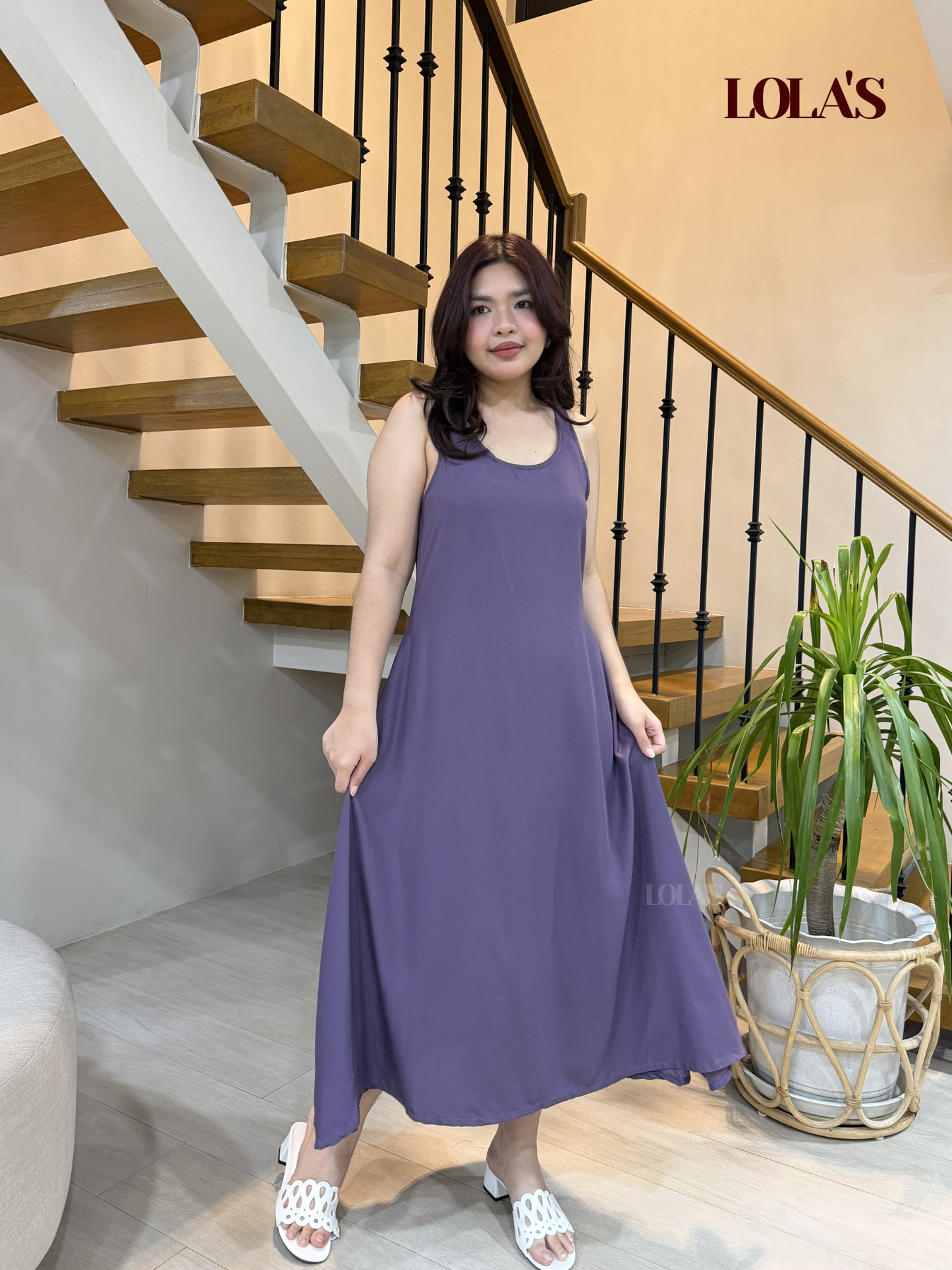 MIranda Dress (Royal Purple)