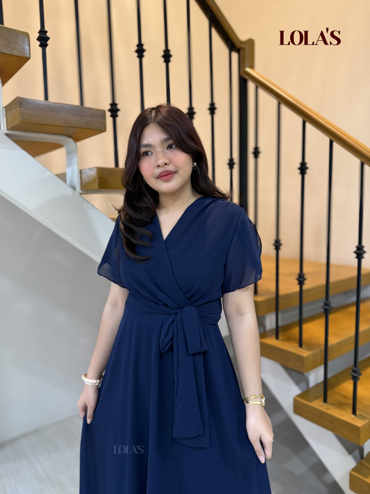 Glinda Dress (Navy Blue)
