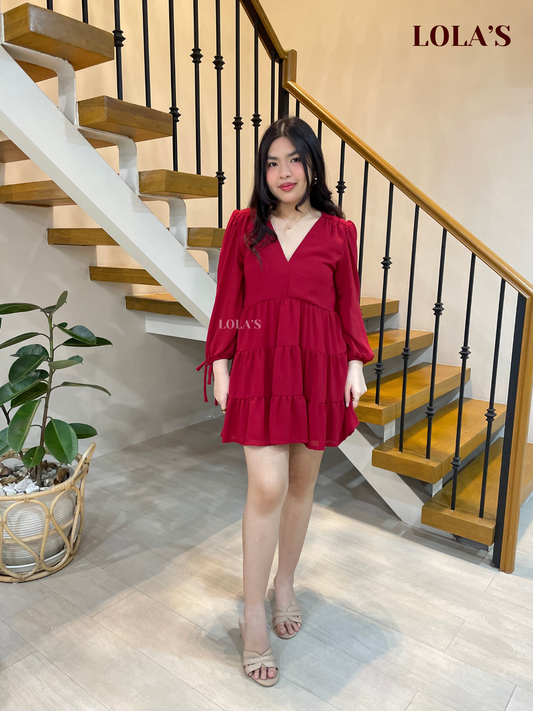 Monina Dress (Red)
