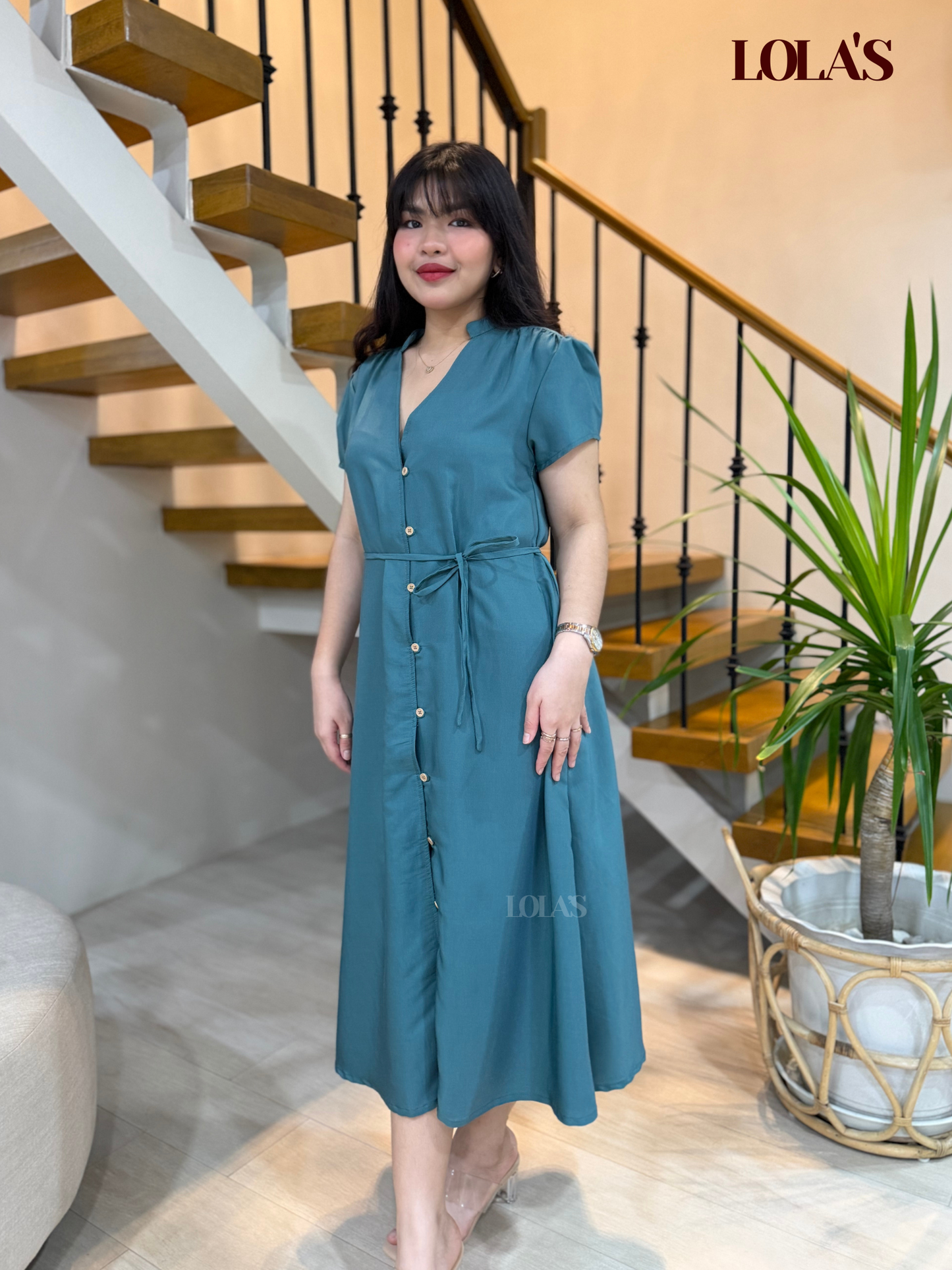 Kyle Dress (Blue Green)