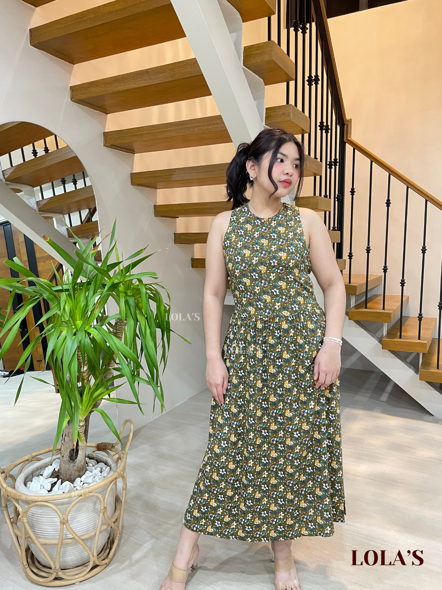 Sarah Dress (Fern Blooms)