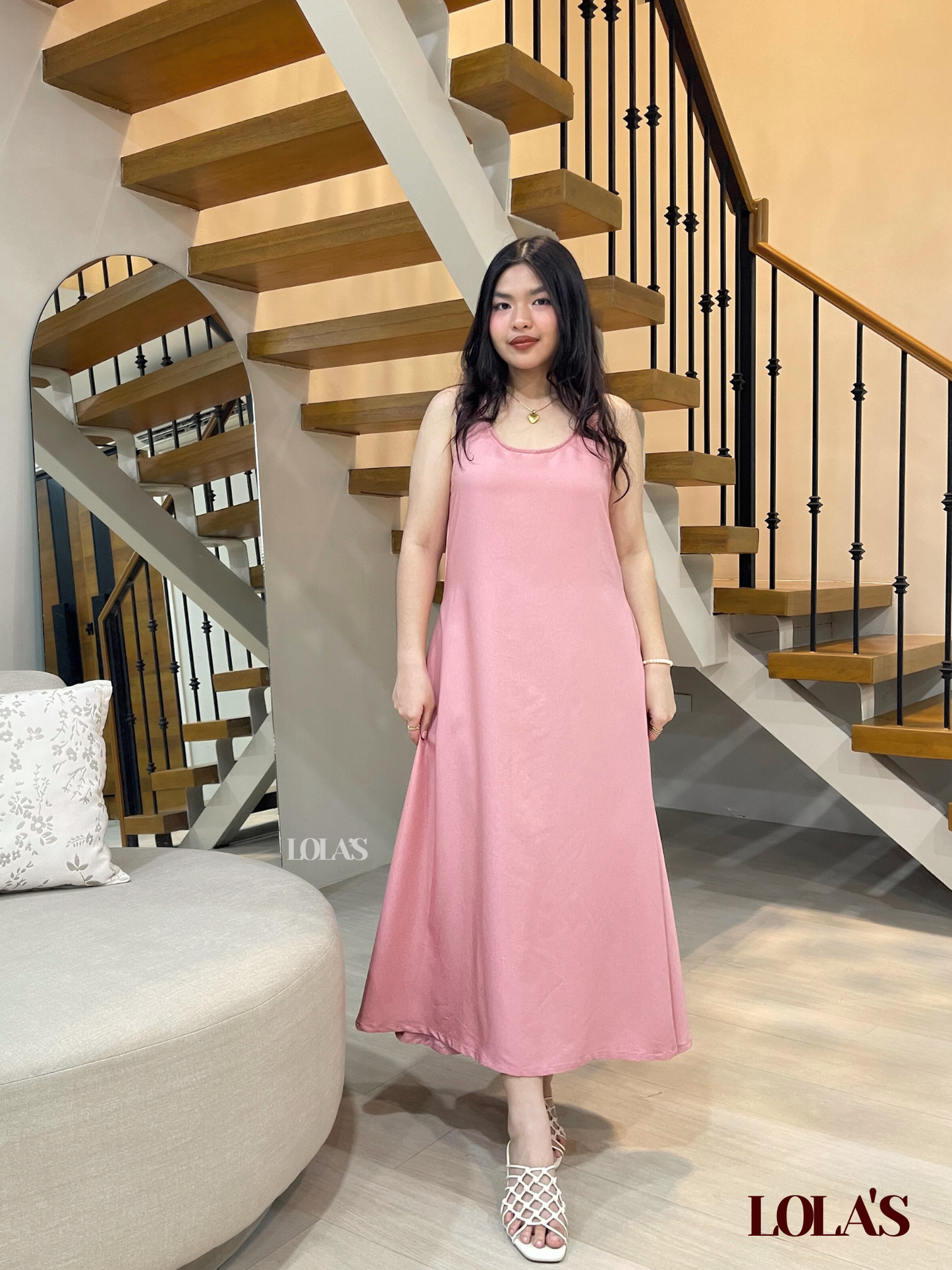 Miranda Dress (Old Rose)